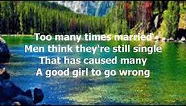 It Wasn't God Who Made Honky Tonk Angels by Kitty Wells - 1952 (with lyrics)