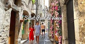 [4K]🇫🇷 Saint Paul de Vence: Lovely Provencal Village on the French Riviera, France💗 July 2023