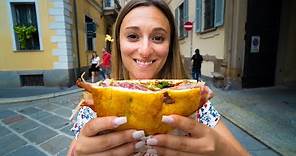 ITALIAN STREET FOOD in MILAN 🇮🇹 #1 Panzerotti, Panini and Tiramisu in Milano, Italy!