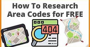 How to Research Area Codes for Free