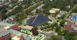 Aerial of Ingalls Rink in New Haven
