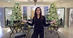 Heather Dubrow's over-the top Hollywood themed Christmas decor