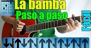 Como tocar LA BAMBA en guitarra (Intro, ritmo y como cantar y tocar)