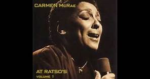 Carmen McRae - Live At Ratso's Vol. 1 ( Full Album )