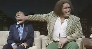 Andre The Giant singing and being interviewed by Vince McMahon | TNT - July 24, 1984.