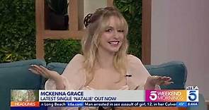 Mckenna Grace live on KTLA Morning News performing Natalie
