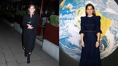 Princess Beatrice STUNS in elegant navy gown at BBC Earth Event in London after narrowly avoiding ru