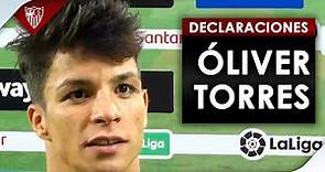 La felicidad de Óliver Torres con su primer doblete en LaLiga