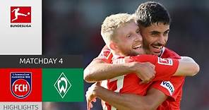 1st Bundesliga Win! | 1. FC Heidenheim - SV Werder Bremen 4-2 | Highlights | MD 4 – Bundesliga 23/24