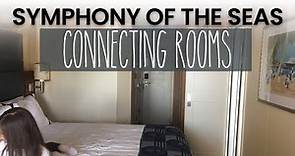 Symphony of the Seas Connecting Rooms Tour - 10586 and 10588 Cabin Room | Adjoining Staterooms