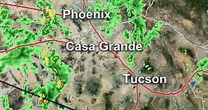 LIVE RADAR: Rain, thunderstorms moving through the Phoenix area