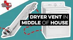 Installing Dryer Vent in Middle of House | DIY Mobile Home Restoration | #EastTXHomestead