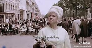Footage from ‘The Wild, Wild World Of Jayne Mansfield’ that began production in 1964, unfortunately due to limited budgeting filming got cut short, and began working on the documentary again in 1967. The film consists of Mansfield visiting various locations throughout Europe and the United States. #jaynemansfield #ripjaynemansfield #60s