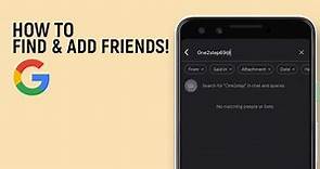 How to Find & Add Friends on Google Chat [easy]