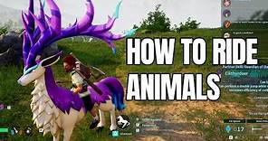 Palworld How to Craft Saddle & Ride Animals (Quick Guide)