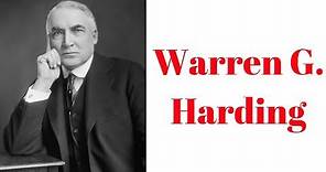 History Brief: Warren G. Harding