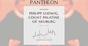 Philipp Ludwig, Count Palatine of Neuburg Biography - Holy Roman Empire count (1547–1614)
