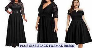 Top 15 Ideas for plus size black formal dress, Fashion women's dresses 2023
