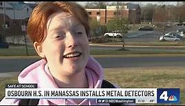 Manassas High School Installs Metal Detectors — a First in the City | NBC4 Washington