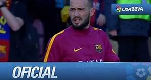 Aleix Vidal debuta en LaLiga con el FC Barcelona