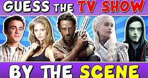 Guess The "TV SHOW BY THE SCENE" QUIZ! 📺 🔉| CHALLENGE/ TRIVIA