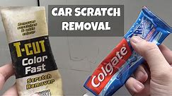 Car scratch removal with Toothpaste!?