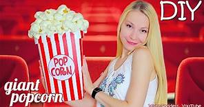 How To Make A Giant Popcorn Storage Bucket – DIY Giant Non-edible Popcorn