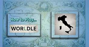 How to Play WORLDLE by Teuteuf