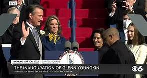 Glenn Youngkin sworn in as Virginia governor