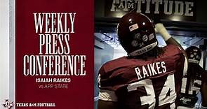 Weekly Press Conference: Isaiah Raikes