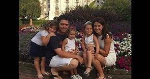 Louis Oosthuizen and his wife and children