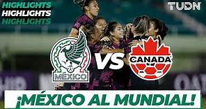 HIGHLIGHTS | Canadá Vs México | CONCACAF Womens U20 | TUDN