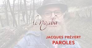 Paroles Jacques Prévert