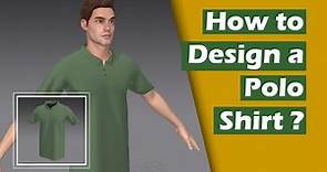 How to design a Polo Shirt in Marvelous Designer? (sv)