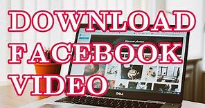 Download Facebook Video | Convert Facebook video to MP4 | Download Private Facebook Videos