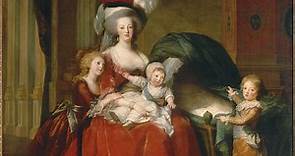 06 - MARIE-ANTOINETTE DE LORRAINE-HABSBOURG, QUEEN OF FRANCE AND HER CHILDREN (1787) BY LOUISE ELISABETH VIGEE-LEBRUN