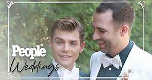 Inside Garrett Clayton & Blake Knight's "Fairytale" Garden Party Wedding | PEOPLE Weddings