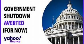 Government shutdown averted: Yahoo Finance breaks down the timeline to keep the US government open