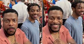 Chris Tucker And His Son Destin Attend NBA Finals Game In Miami - Blavity