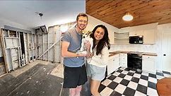 DIY kitchen remodel on a budget with Lowe's | Before and After Kitchen Makeover