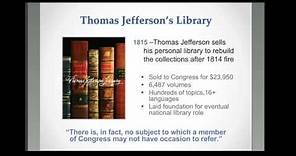 Jefferson's Legacy: A Brief History of the Library of Congress
