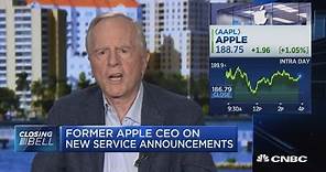 Former Apple CEO John Sculley on company's new subscription services