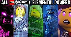 ALL 25+ LEGO NINJAGO Elemental Powers!