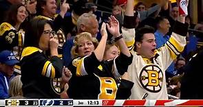 John Beecher scores goal for Boston Bruins