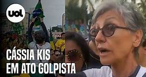 Cássia Kis viraliza nas redes incentivando ato golpista: 'Bolsonaro deu de presente a verdade'