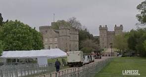 Regno Unito, preparativi al Castello di Windsor per concerto in onore di Re Carlo III