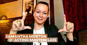 Samantha Morton | Minority Report, The Unloved, I Am… Kirsty & More | Acting Masterclass