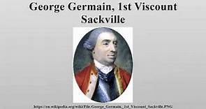 George Germain, 1st Viscount Sackville