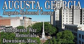 Augusta, Georgia - Scenic, Downtown, Confederate Monuments, Fort Gordon, Powder Works, Misc