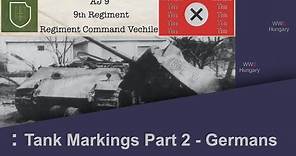 Tank Markings Germany 1944 45